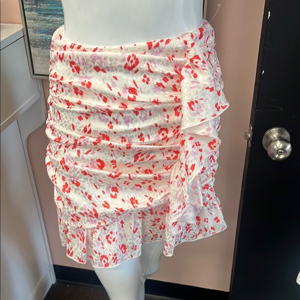 Bcbgeneration Floral Print Mini Skirt Spl